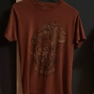 Gryffindor Crest Lion T-Shirt - Brown